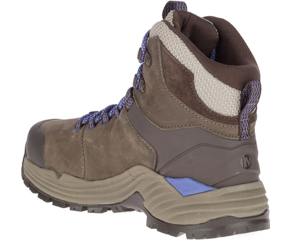 Merrell Boots Brown - Phaserbound 2 Tall Waterproof - Womens 69PDNGZCJ